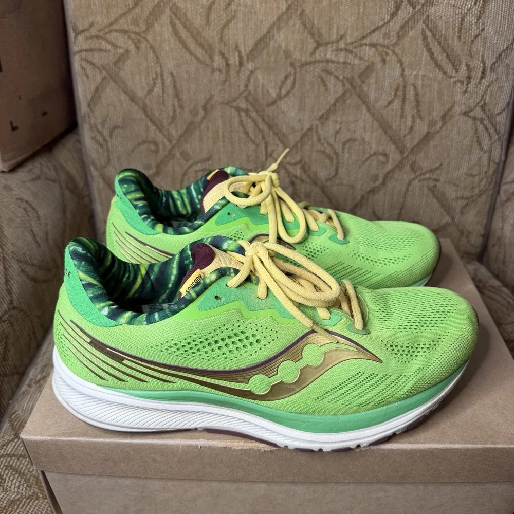 Saucony Ride 14 Green Bean Casserole S20650-17 Men's Size 11 Running Shoes